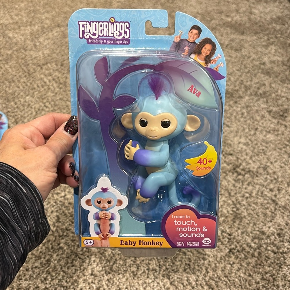 Fingerling baby monkey Ava NIP